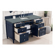 his and her vanity James Martin Vanity Victory Blue Transitional