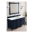 70 inch bathroom vanity without top James Martin Vanity Victory Blue Transitional