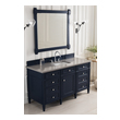 modern oak bathroom vanity James Martin Vanity Victory Blue Transitional