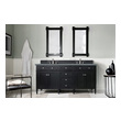 oak bathroom furniture sets James Martin Vanity Black Onyx Transitional