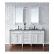 modern bathroom cabinets James Martin Vanity Bright White Transitional