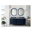 unique vanities for small bathrooms James Martin Vanity Victory Blue Transitional