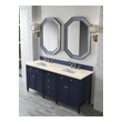 small sink unit James Martin Vanity Victory Blue Transitional