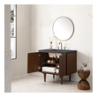 modern walnut bathroom vanity James Martin Cabinet Mid-Century Walnut Mid-Century Modern