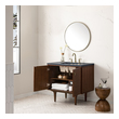60 inch floating bathroom vanity James Martin Vanity Mid-Century Walnut Mid-Century Modern