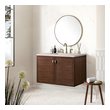 40 vanity bathroom James Martin Vanity Mid-Century Walnut Mid-Century Modern