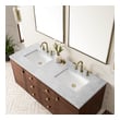 single modern bathroom vanity James Martin Vanity Mid-Century Walnut Mid-Century Modern