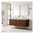 pre made bathroom cabinets James Martin Vanity Mid-Century Walnut Mid-Century Modern