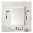 wall mirror with lights James Martin Mirror Transitional