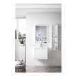 bathroom vanities that look like antique furniture James Martin Vanity Glossy White Transitional