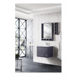 bathroom countertop   James Martin Vanity Modern Gray Glossy Transitional