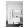 30 inch bathroom vanity with drawers James Martin Vanity Glossy White Transitional