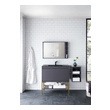 antique white bathroom cabinets James Martin Vanity Modern Gray Glossy Transitional