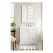 corner vanity units for small bathrooms James Martin Vanity Bright White Modern