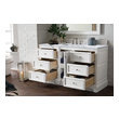 double vanity cabinet only James Martin Vanity Bright White Modern