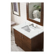  James Martin Vanity Bathroom Vanities American Walnut Contemporary/Modern, Transitional
