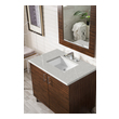 bathroom small vanity with sink James Martin Vanity American Walnut Contemporary/Modern, Transitional