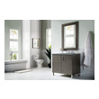 wooden vanity unit with basin James Martin Vanity Silver Oak Contemporary/Modern, Transitional