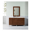 sink on top James Martin Vanity American Walnut Contemporary/Modern, Transitional