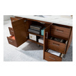 wooden vanity with sink James Martin Vanity American Walnut Contemporary/Modern, Transitional