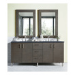modern wood vanity bathroom James Martin Vanity Silver Oak Contemporary/Modern, Transitional