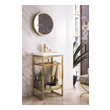 vanity tower for countertop James Martin Console Radiant Gold Modern