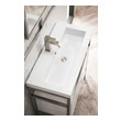 good quality bathroom vanities James Martin Console Brushed Nickel Modern