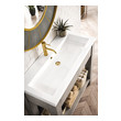 bathroom vanity and matching cabinet James Martin Console Platinum Ash Transitional