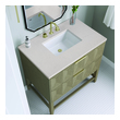 30 inch vanity with sink James Martin Vanity Pebble Oak Modern