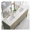 modern small bathroom vanity James Martin Vanity Pebble Oak Modern