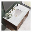 small cabinet for bathroom countertop James Martin Vanity Chestnut Modern