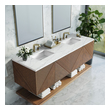 natural wood vanity bathroom James Martin Vanity Chestnut Modern