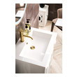bathroom vanity and sink James Martin Vanity Glossy White Modern