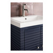 bathroom vanities that look like furniture James Martin Vanity Navy Blue Modern, Transitional