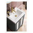 70 double sink vanity top James Martin Vanity Mineral Gray Transitional