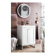 bathroom counter cabinet James Martin Vanity Glossy White Transitional