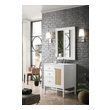 unique vanities for small bathrooms James Martin Vanity Glossy White Traditional, Transitional