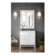 antique looking vanity James Martin Vanity Glossy White Traditional, Transitional