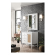 small bathroom vanity with sink James Martin Vanity Glossy White Traditional, Transitional