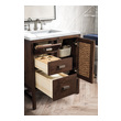 vanity units with sinks James Martin Vanity Mid-Century Acacia Traditional, Transitional