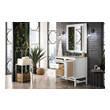 bathroom cabinet between sinks James Martin Vanity Glossy White Traditional, Transitional
