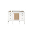 small vanity size James Martin Cabinet Glossy White Traditional, Transitional