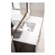 small bathroom vanity with sink James Martin Vanity Mid-Century Acacia Traditional, Transitional