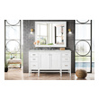72 inch double vanity James Martin Vanity Glossy White Traditional, Transitional