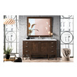 floating vanity cabinet only James Martin Vanity Mid-Century Acacia Traditional, Transitional