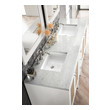 sink and cabinet for small bathroom James Martin Vanity Glossy White Traditional, Transitional