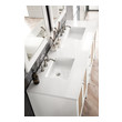 large vanity unit with basin James Martin Vanity Glossy White Traditional, Transitional