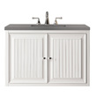 dark wood bathroom cabinet James Martin Vanity Glossy White Traditional