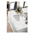 rustic single sink bathroom vanity James Martin Vanity Glossy White Traditional