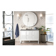 small vanity unit without basin James Martin Vanity Glossy White Traditional